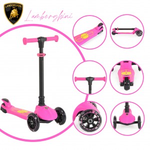 ТРОТИНЕТ 2 ВО 1 BASIC PINK LAMBORGHINI