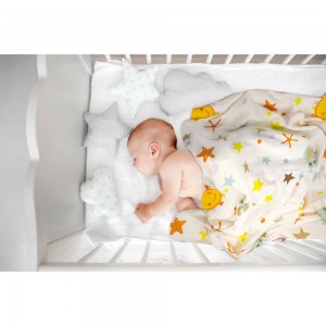 ПРЕКРИВКА MUSLIN ORGANIC 100*100 SPACE SEVI BEBE