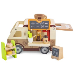 ДРВЕНА ИГРАЧКА КАМИОН COFFEE TRUCK VIGA