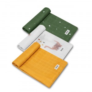 ТЕТРА ПЕЛЕНИ СЕТ BAMBOO DINO LIONELO