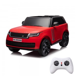 АВТОМОБИЛ НА АКУМУЛАТОР RANGE ROVER БЕЛ 12V 7AH 2x35W 131x81x60cm