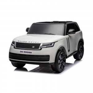 АВТОМОБИЛ НА АКУМУЛАТОР RANGE ROVER БЕЛ 12V 7AH 2x35W 131x81x60cm
