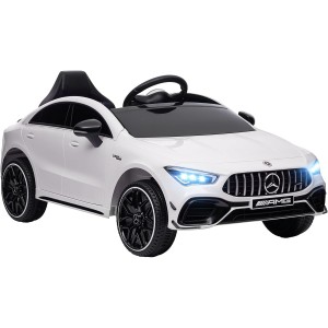 АВТОМОБИЛ НА АКУМУЛАТОР MERCEDES CLA45 БЕЛ 12V 4.5AH 2x390,110x61x45