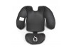 СЕДИШТЕ ЗА АВТОМОБИЛ QUILL I-SIZE BLACK 40-150 см MONI