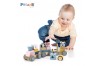 ДРВЕНА ИГРАЧКА ВОЗ СО ФИГУРИ STACKING TRAIN POLARB