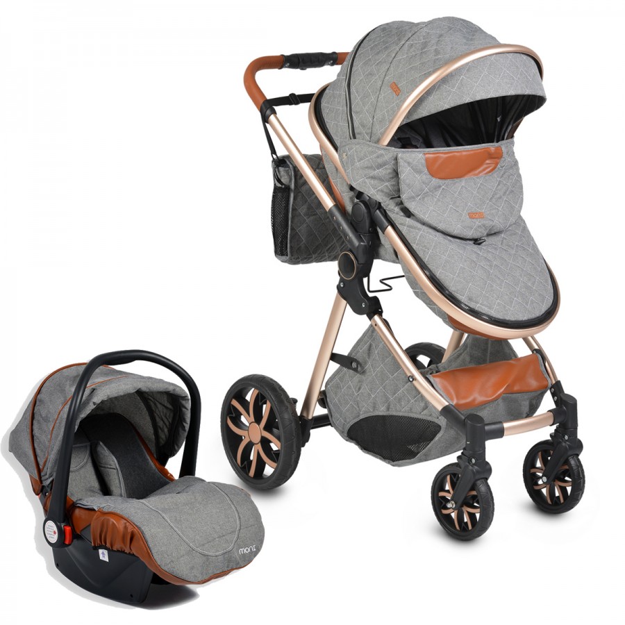 КОЛИЧКА ALMA 2 во 1  DARK GREY MONI