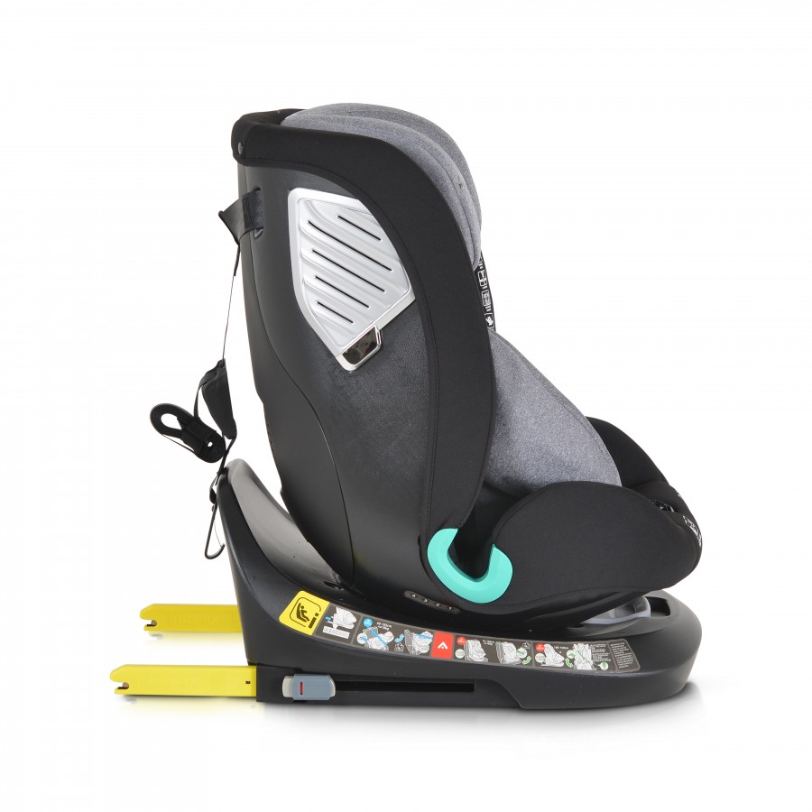 СЕДИШТЕ ЗА АВТОМОБИЛ QUILL I-SIZE GREY 40-150 см MONI