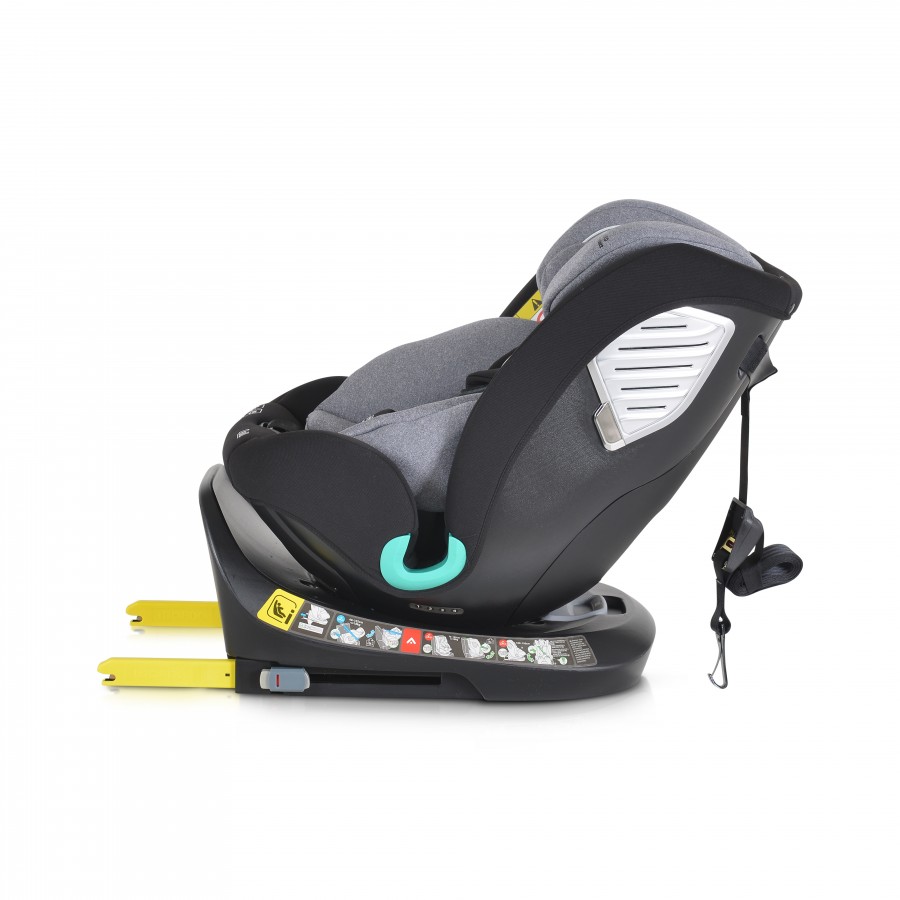 СЕДИШТЕ ЗА АВТОМОБИЛ QUILL I-SIZE GREY 40-150 см MONI