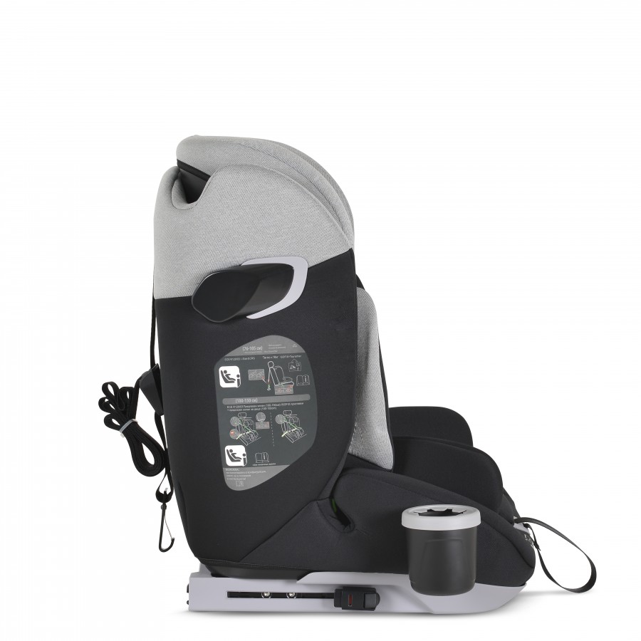 СЕДИШТЕ i-SIZE ISOFIX FORCE GREY 76-150CM CANGAROO