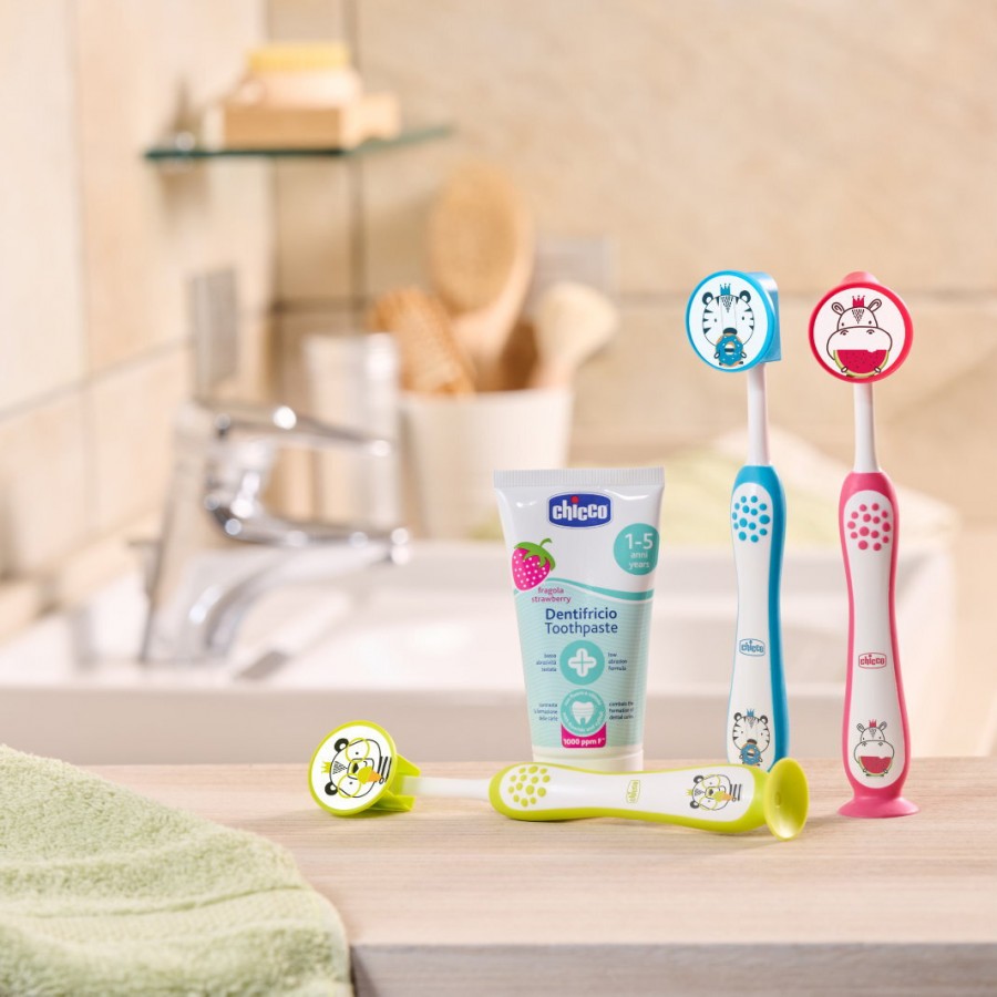 ЧЕТКА ЗА ЗАБИ COMBO HIPPO PANDA 3-6г CHICCO