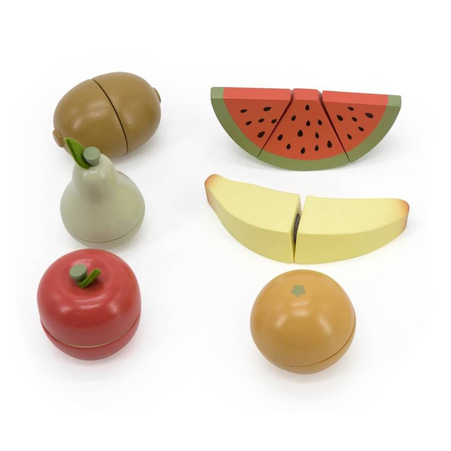 ДРВЕНА ИГРАЧКА СЕТ ЗА СЕЧЕЊЕ ОВОШЈЕ POLARB