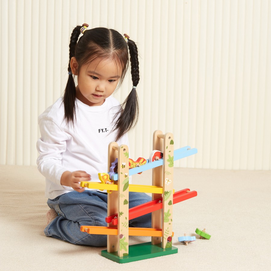 ДРВЕНА ИГРАЧКА КУЛА СО ЖИВОТНИ JUNGLE SLIDER VIGA