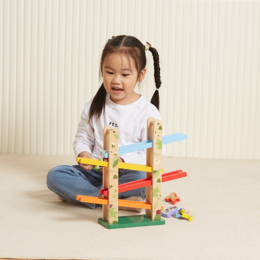 ДРВЕНА ИГРАЧКА КУЛА СО ЖИВОТНИ JUNGLE SLIDER VIGA