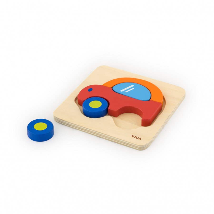 ДРВЕНА ИГРАЧКА СЛОЖУВАЛКА АВТОМОБИЛ VIGA