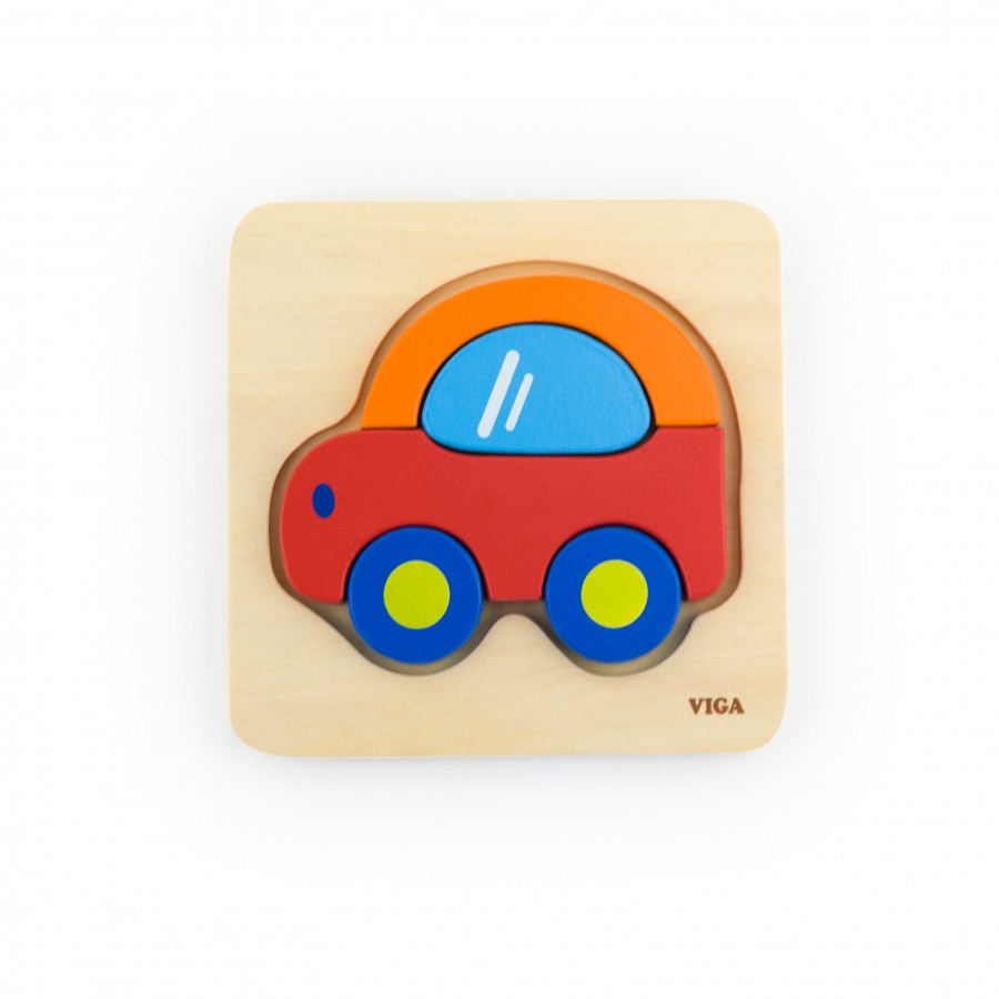 ДРВЕНА ИГРАЧКА СЛОЖУВАЛКА АВТОМОБИЛ VIGA