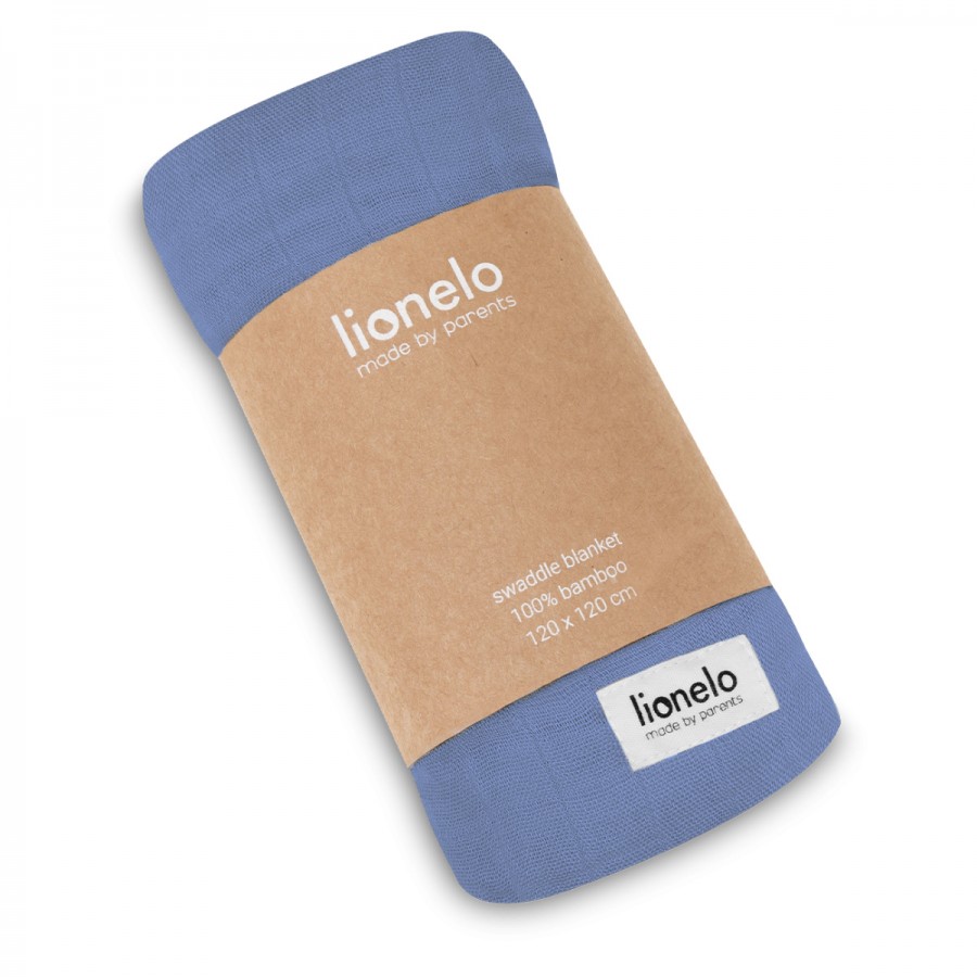ПРЕКРИВКА MUSLIN BAMBOO BLUE DENIM LIONELO