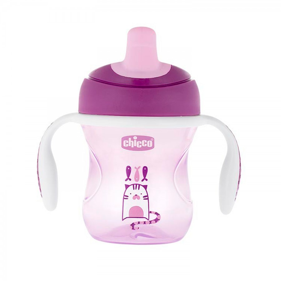 ЧАША ПЛАСТИЧНА 200МЛ 6М+ TRAINING CUP ЛИЛА CHICCO