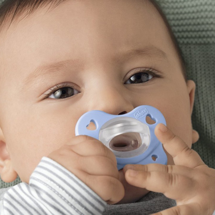 ЛАЖАЛКА СИЛИКОН PHYSIO SOFT DUAL 2-6М 2 ПАР. РОЗЕ CHICCO