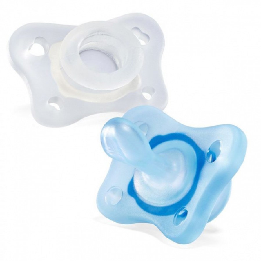 ЛАЖАЛКА MINI SOFT 0-2М 2 ПАР. СИЛИКОН СИНА CHICCO