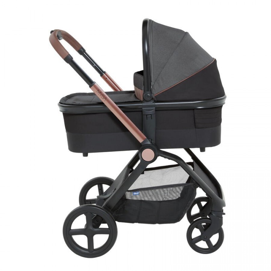 КОЛИЧКА TRIO MYSA BLACK SATIN CHICCO