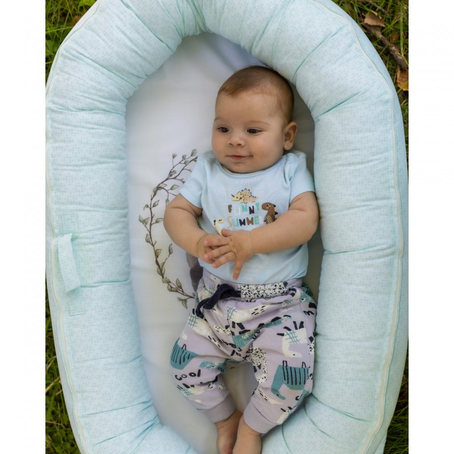 ГНЕЗДО РЕТРО МЕЧИЊА МИНТ BABY TEXTIL