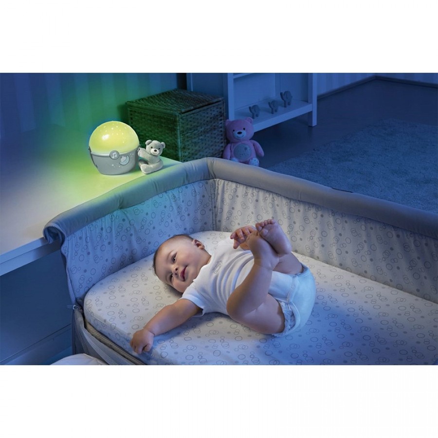 ПРОЖЕКТОР МУЗИЧКИ NEXT 2 STARS СИВО 0м+ CHICCO