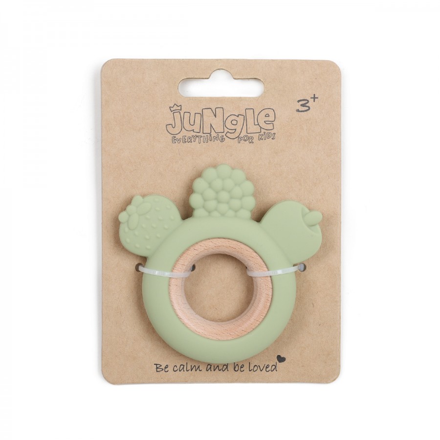 ГЛОДАЛКА СИЛИКОН ОВОШЈЕ СО ДРВО ЗЕЛЕНА 3М+ 31001279 JUNGLE