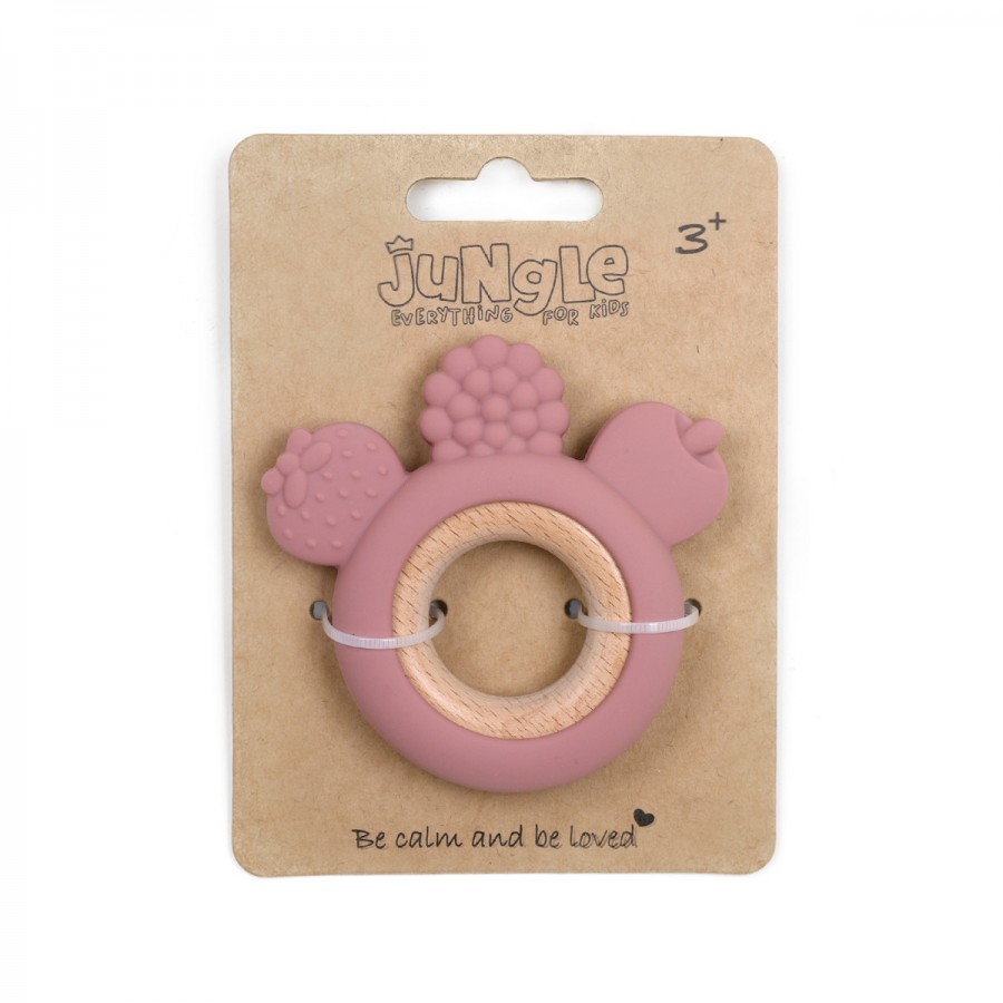 ГЛОДАЛКА СИЛИКОН  ОВОШЈЕ СО ДРВО РОЗЕ 3М+ 31001277 JUNGLE