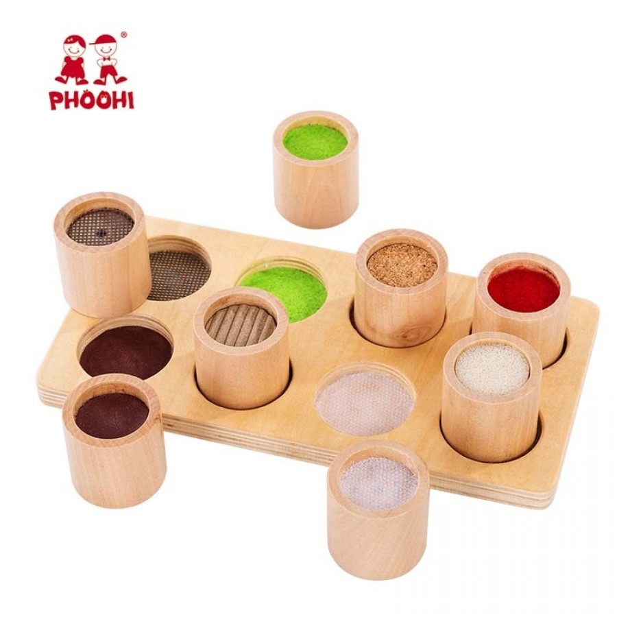 ДРВЕНА ИГРАЧКА SENSORY КОЦКИ PHOOHI