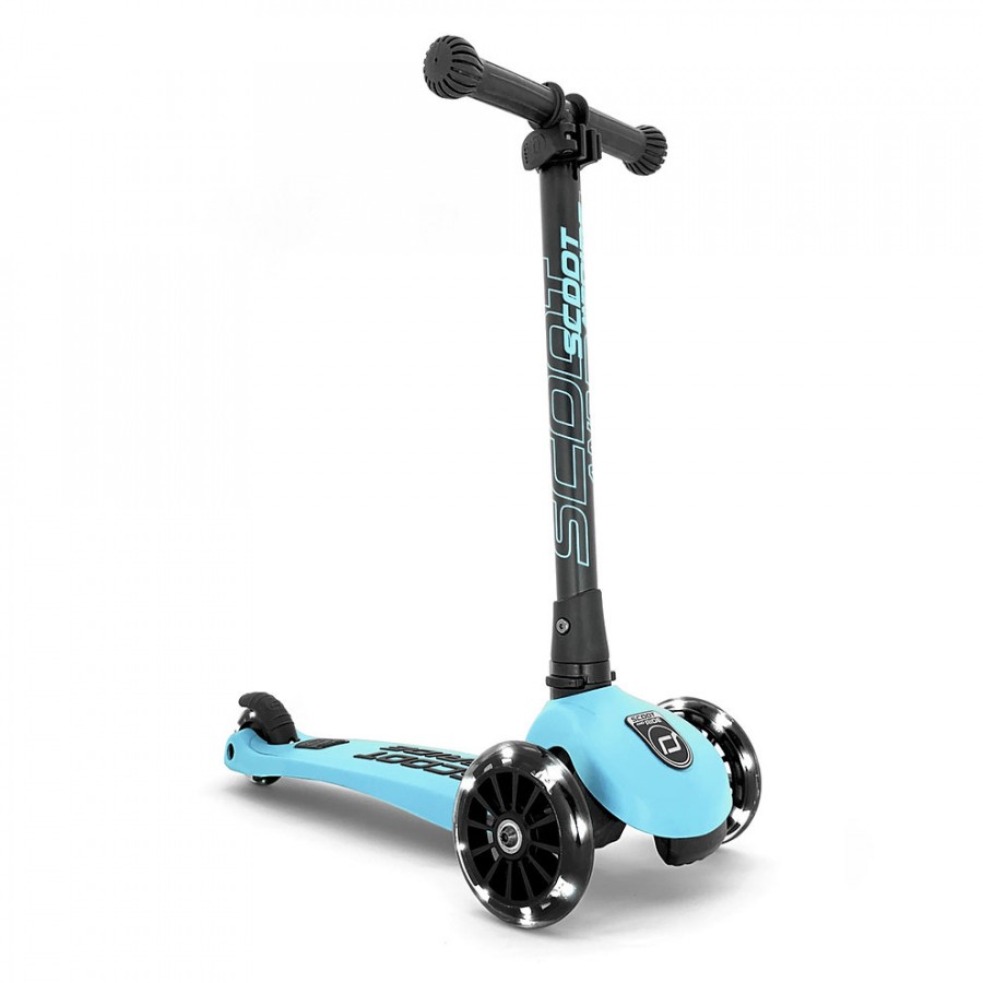 Scoot And Ride Highwaykick 3 - Bleu Blueberry - Roues LED - De 3 à 6 Ans